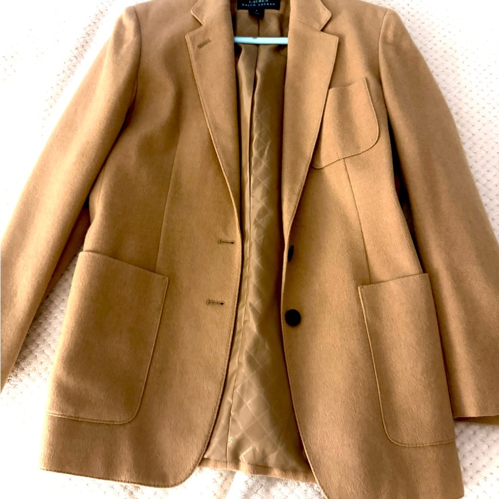 Ralph Lauren Vintage Camel Wool Blazer